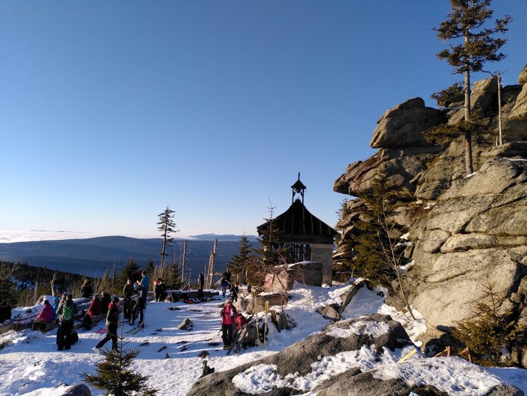Schneeschuh Ski-Tour zur Nepomuk Kapelle auf dem Hochstein/Dreisessel