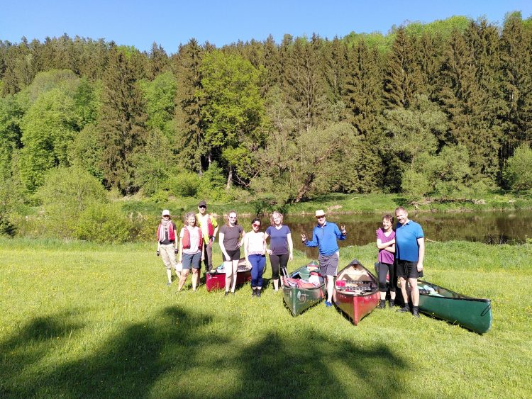 Kanuausflug von Aumühle nach Fischhaus, 14.05.2022